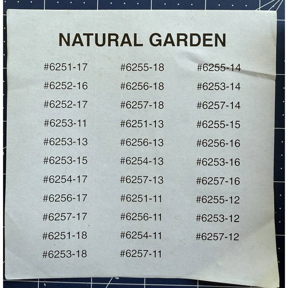 NATURAL GARDEN By Holly Taylor Charm Pack MODA Fabrics 32 - 5" Squares - Picture 3 of 16